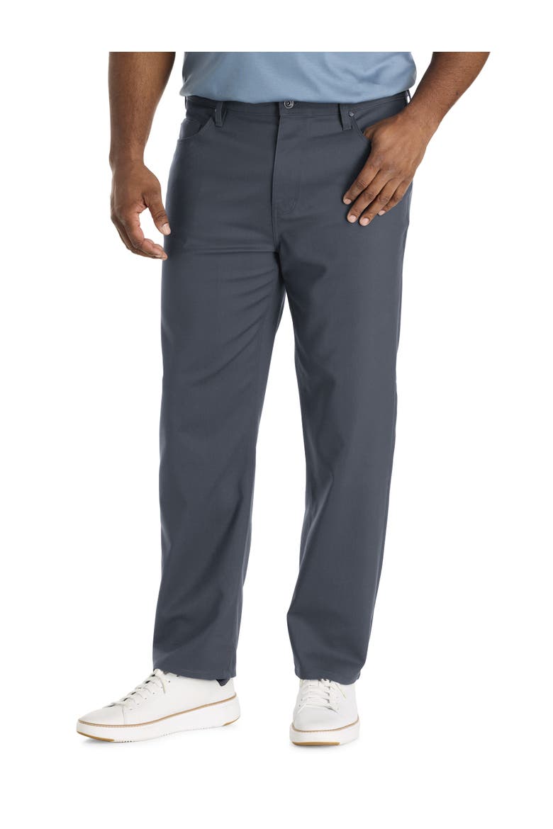 Big & Tall 5-Pocket Stretch Chino Pants, Main, color, MAGNET