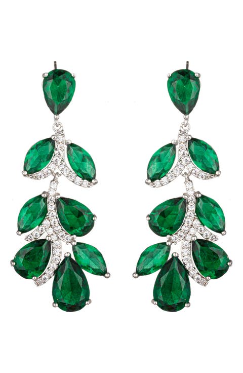 Julie Cubic Zirconia Drop Earrings