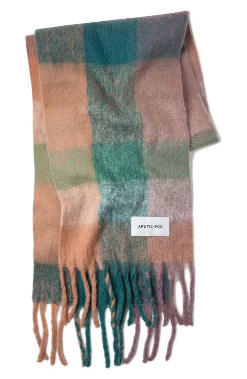 Arctic Fox & Co. Arctic Fox & Co The Reykjavik Check Fringe Scarf In Multi