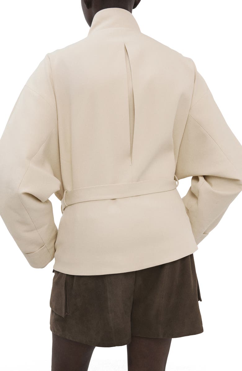 MANGO Belted Jacket, Alternate, color, 