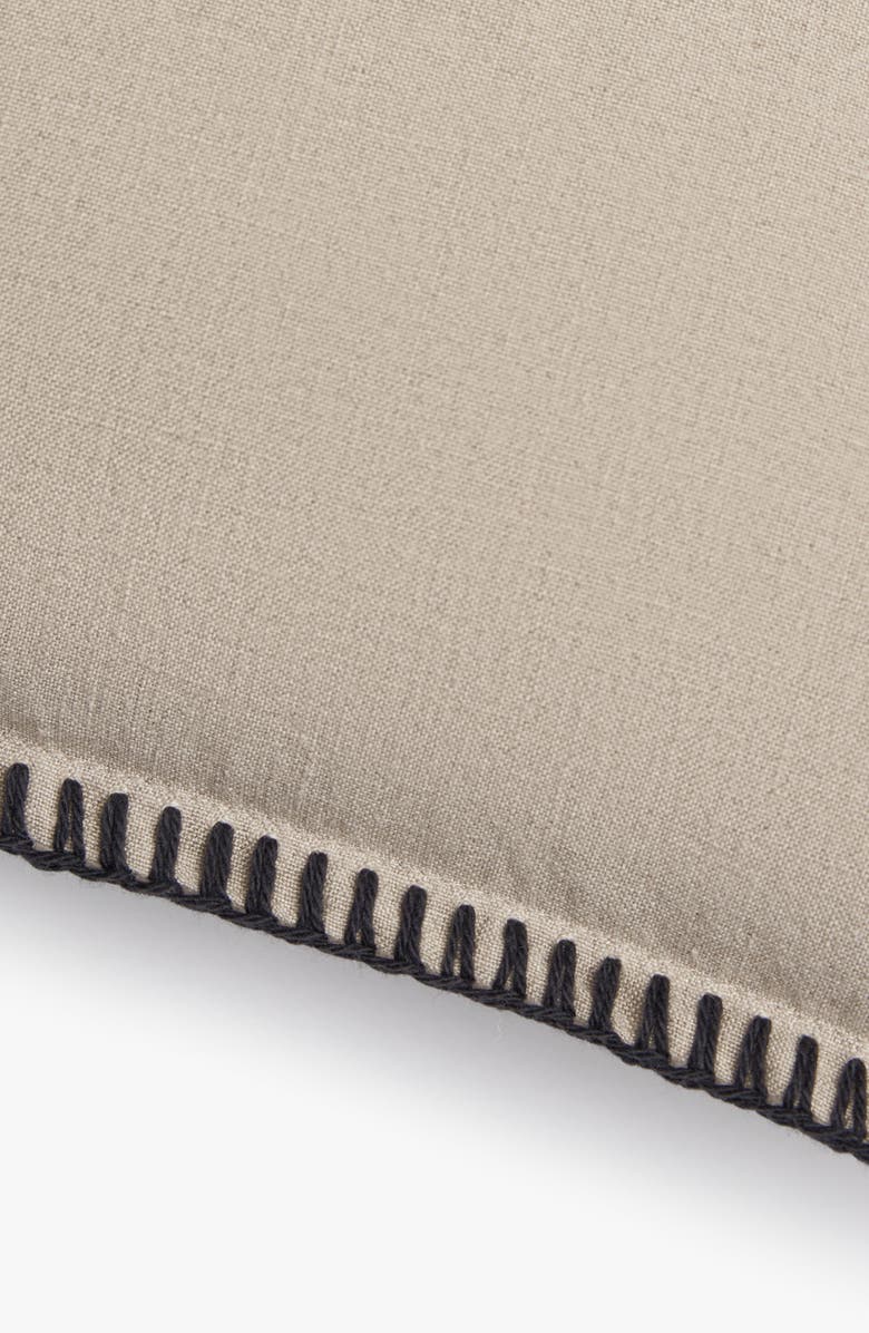 Parachute Linen Whipstitch Pillow Cover, Alternate, color, 