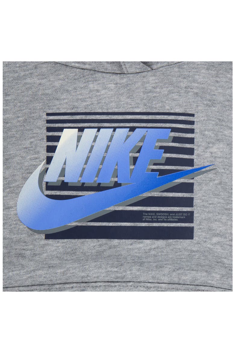 Kids' Gradient Futura Pullover Hoodie & Joggers Set, Alternate, color, 042DK GREY