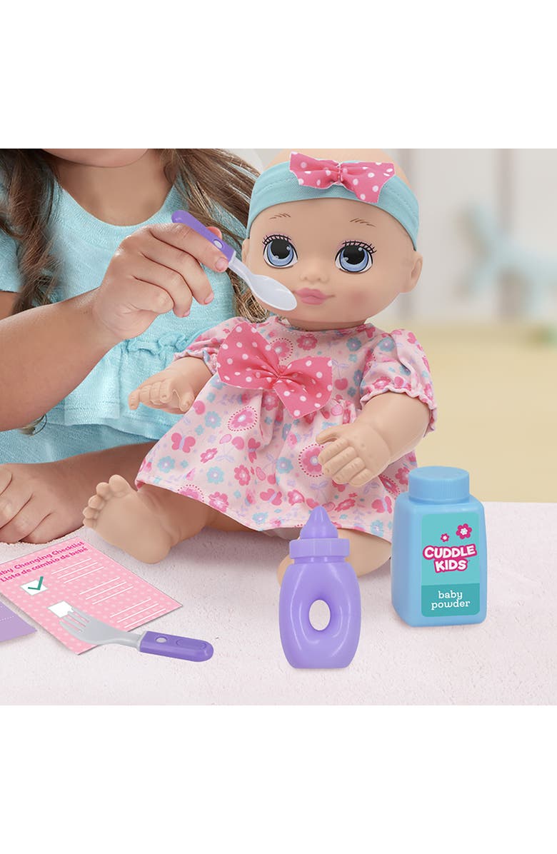 Cuddle Kids Play All Day 17 Pc 10" Baby Doll Playset, Alternate, color, Multicolored