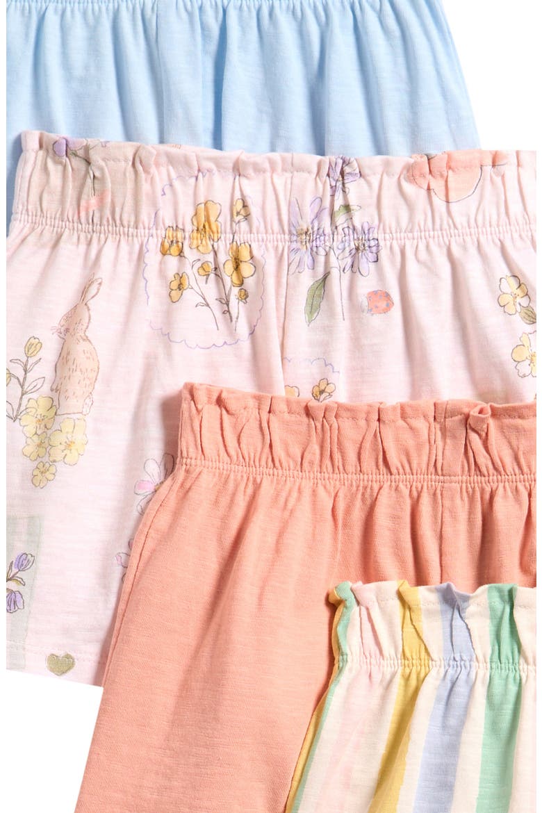 Kids' Assorted 4-Pack Cotton Shorts, Alternate, color, MULTI