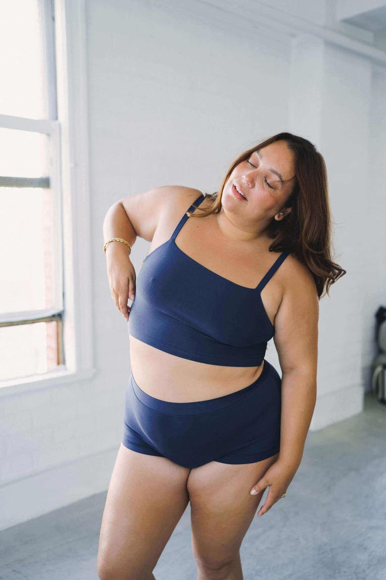 Low-Mid Rise Boxer, Alternate, color, Navy