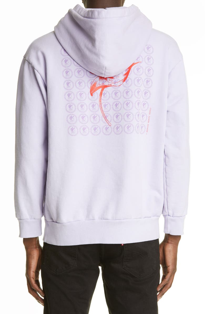 Bephies Beauty Supply Floral Logo Hoodie, Alternate, color,