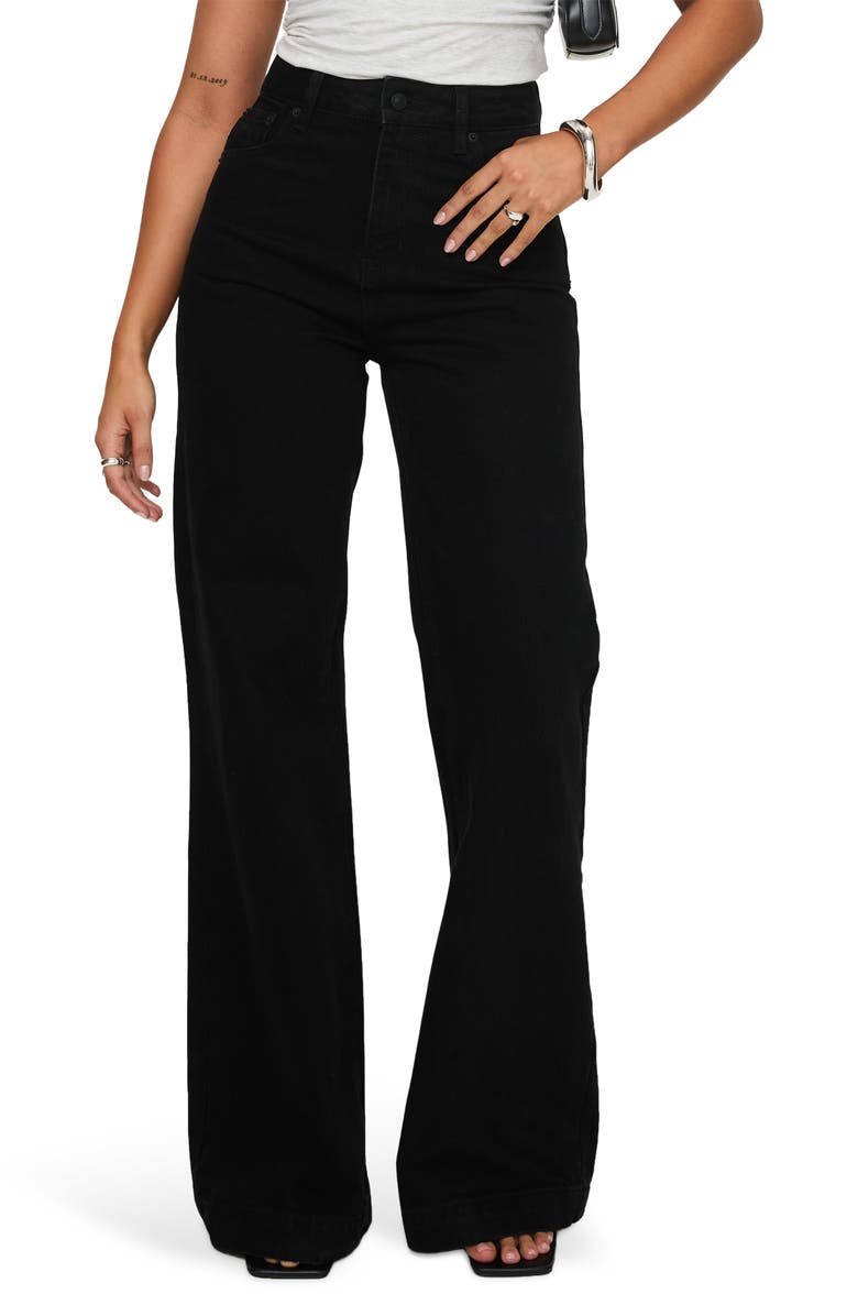 Princess Polly Goldie High Waist Wide Leg Jeans, Main, color, 
