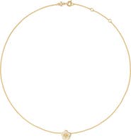 Tory Burch Forget Me Not Enamel Pendant Necklace