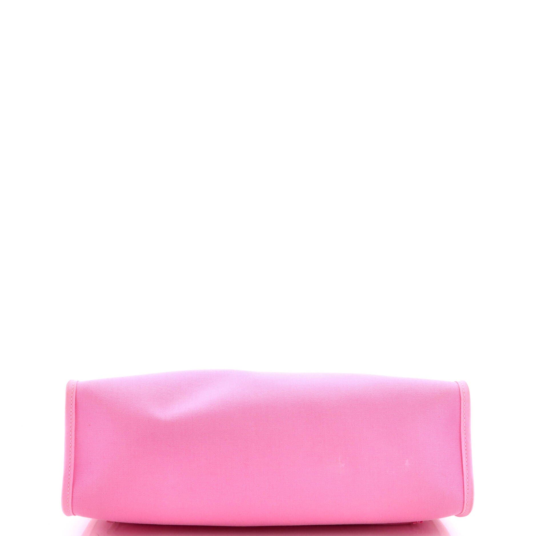 Herbag Zip Leather and Toile 31, Alternate, color, Pink