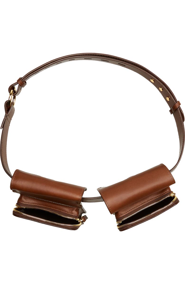 ASHYA Heritage Multi Pouch Leather Belt Bag, Alternate, color,