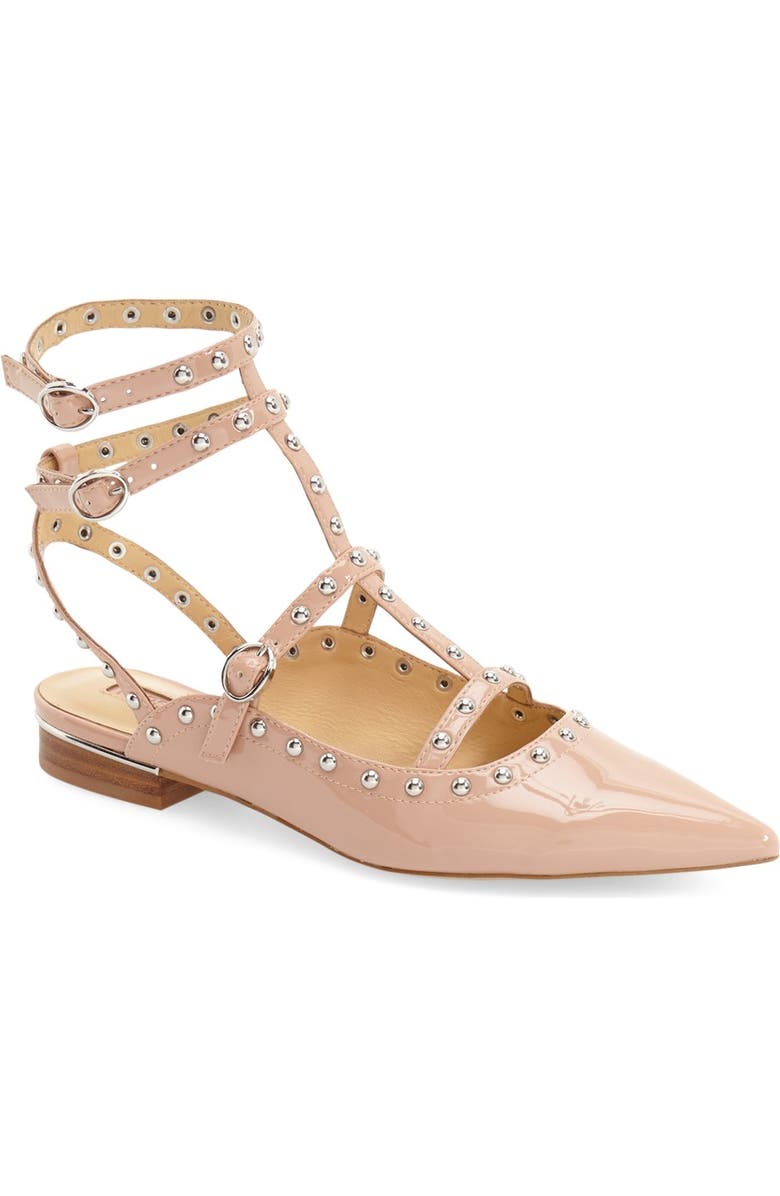 Topshop 'Kate' Pointy Toe Flat, Main, color,