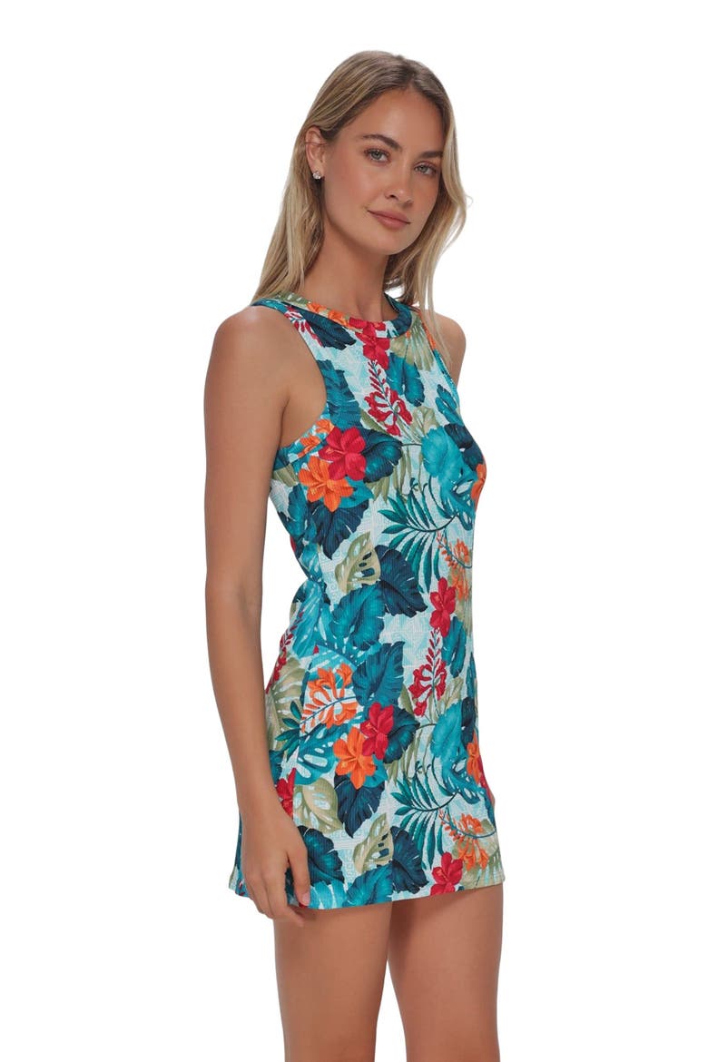 Giovanna Cover-up Dress, Alternate, color, Tiki Tango Rib
