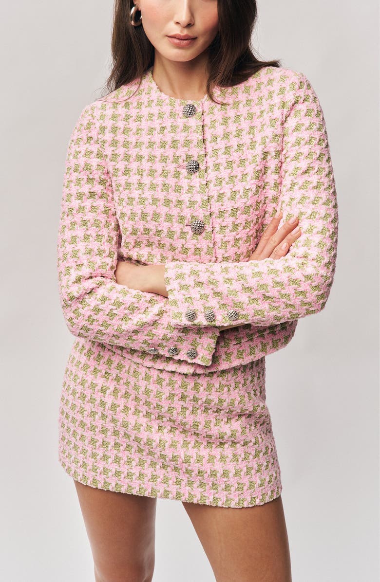 Guizio Wren Jacket, Main, color, Pink