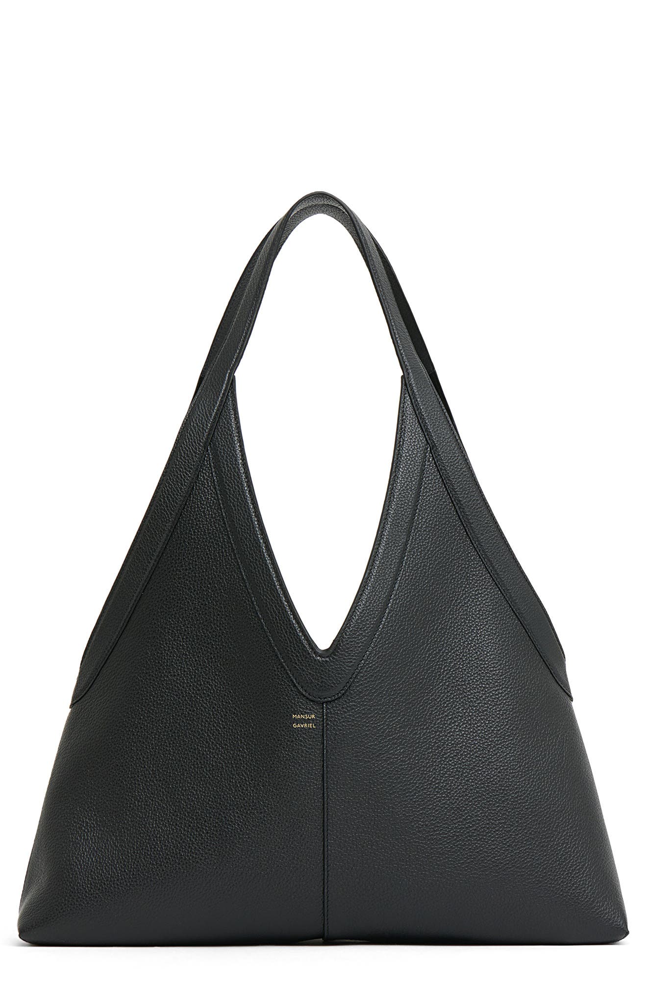 Mansur Gavriel Soft M Tote, Main, color, Black