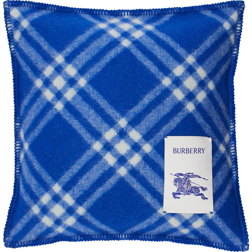 BURBERRY BURBERRY CHECK WOOL CUSHION
