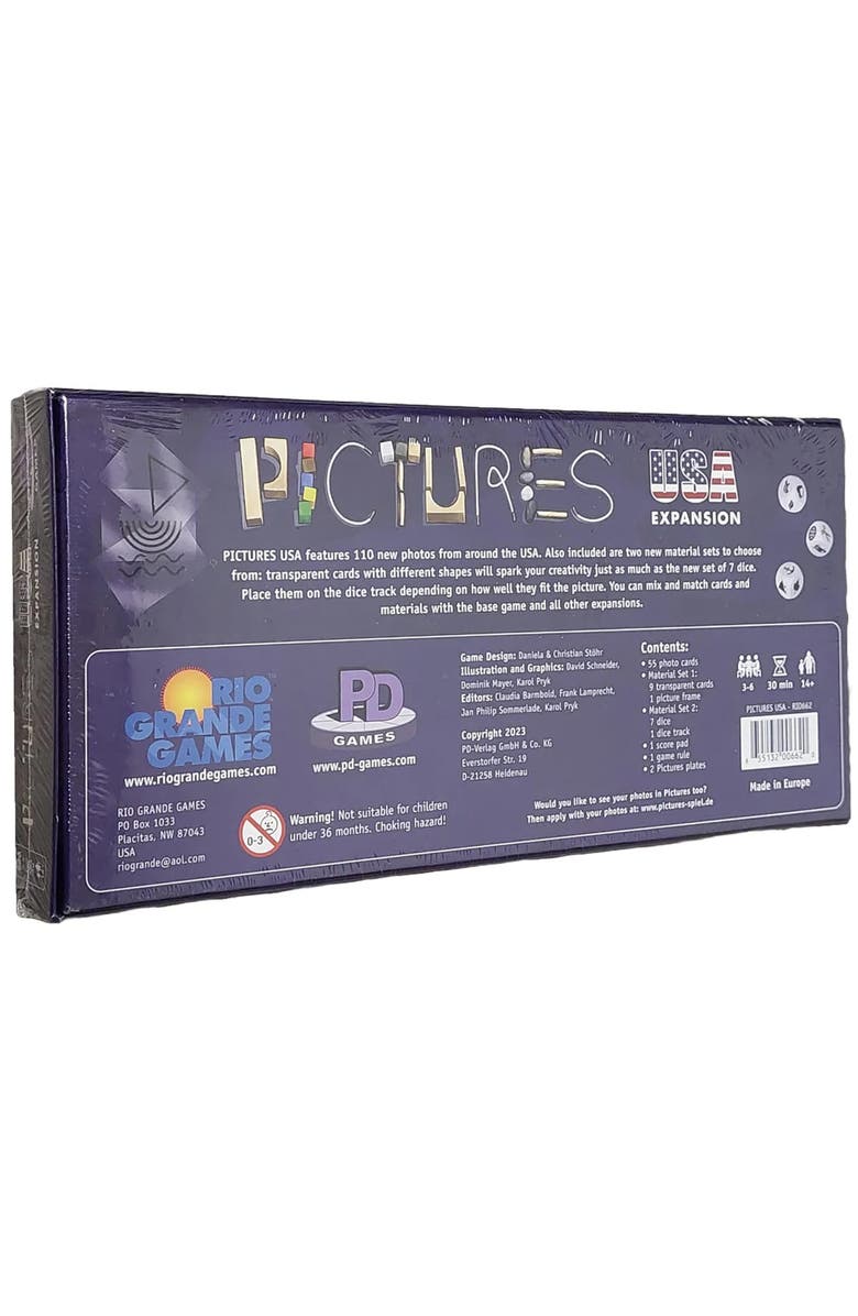 Rio Grande Games Pictures Usa Expansion W/ New Dice & Cards, 35 Players, Alternate, color, 