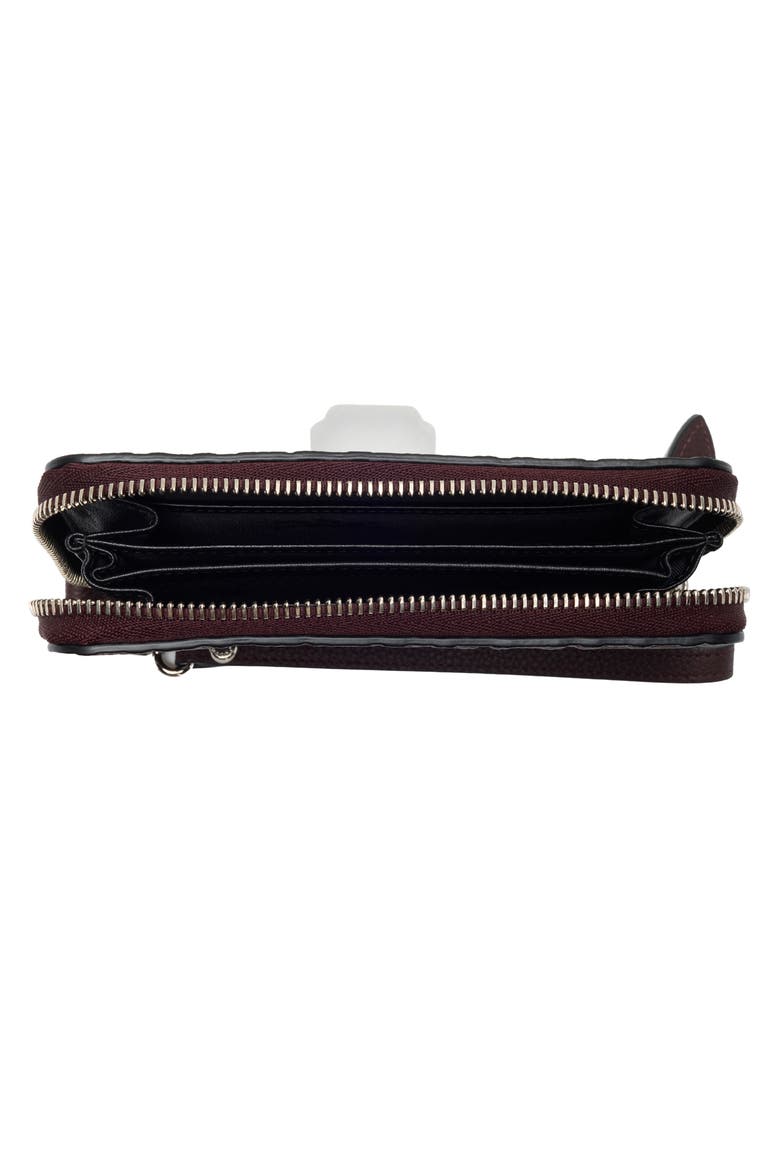 Voyageur Wristlet Wallet, Alternate, color, BRANDY