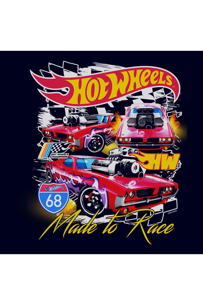 Mens Hot Wheels Rodger Dodger Made to Race T Shirt, Alternate, color, Navy Blue