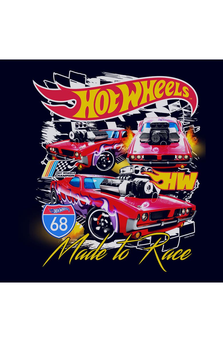 Hot Wheels Men's Hot Wheels Rodger Dodger Made to Race Graphic T-Shirt, Alternate, color, Navy Blue