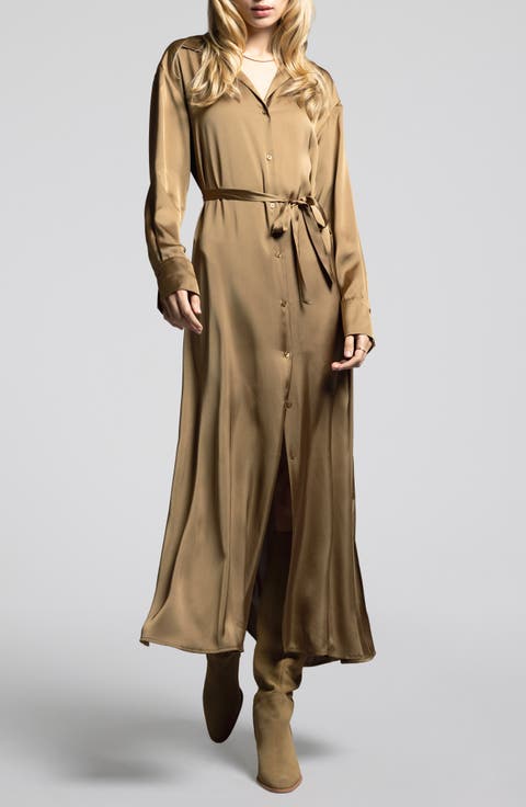 Yves Long Sleeve Shirtdress