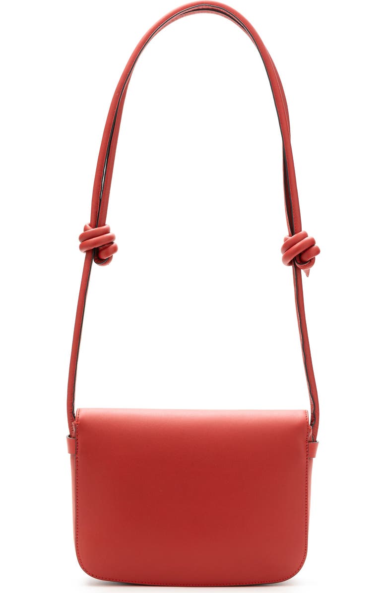 LA PORTEGNA Lucia Shoulder Bag With Sliding Knots, Alternate, color, Red