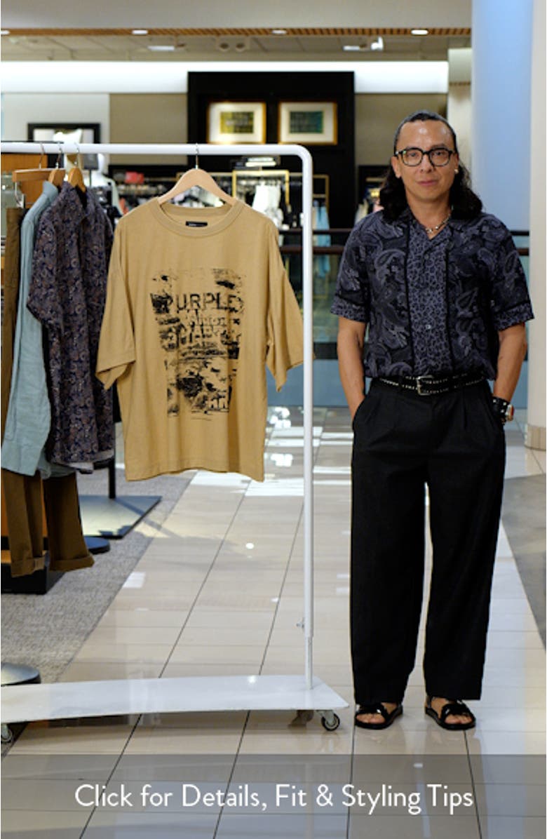 Oversize Logo Graphic T-Shirt, sales video thumbnail