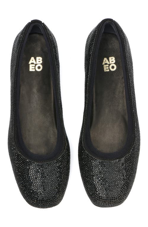 Abeo Cadence Ballet Flat In Black Sparkle - Metatarsal