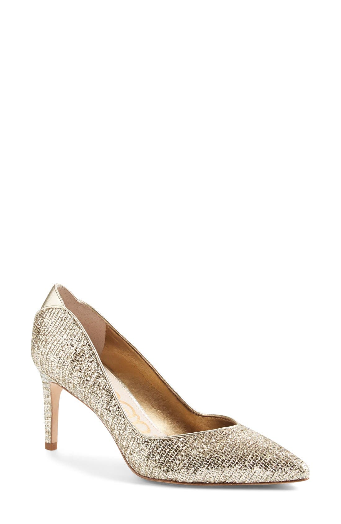 'Orella' Pump, Main, color, GOLD