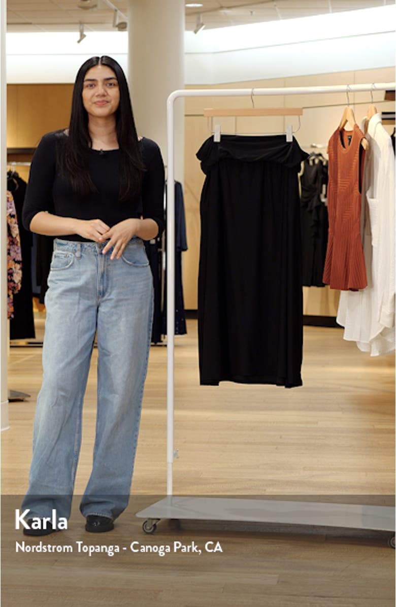 Foldover Maxi Skirt, sales video thumbnail