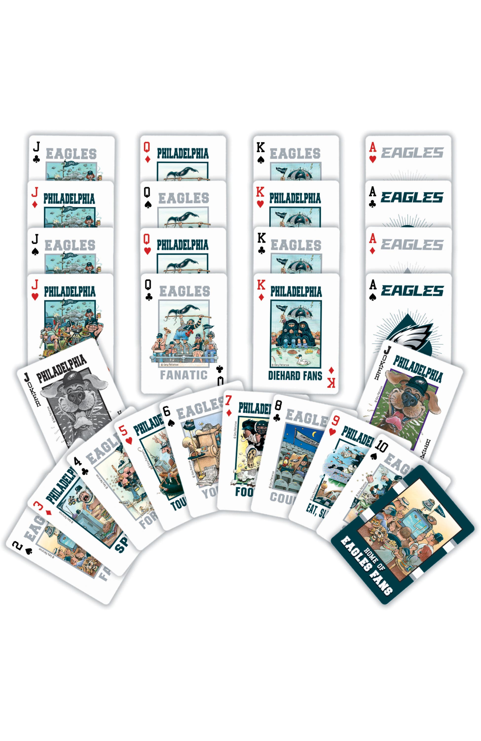 MASTERPIECES Philadelphia Eagles Fan Playing Cards | Nordstrom