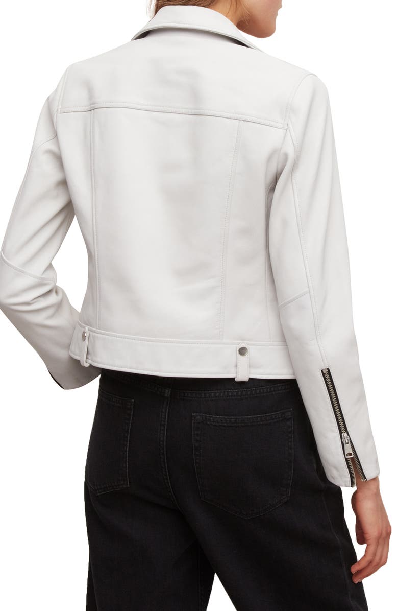 AllSaints Neko Leather Biker Jacket, Alternate, color, 