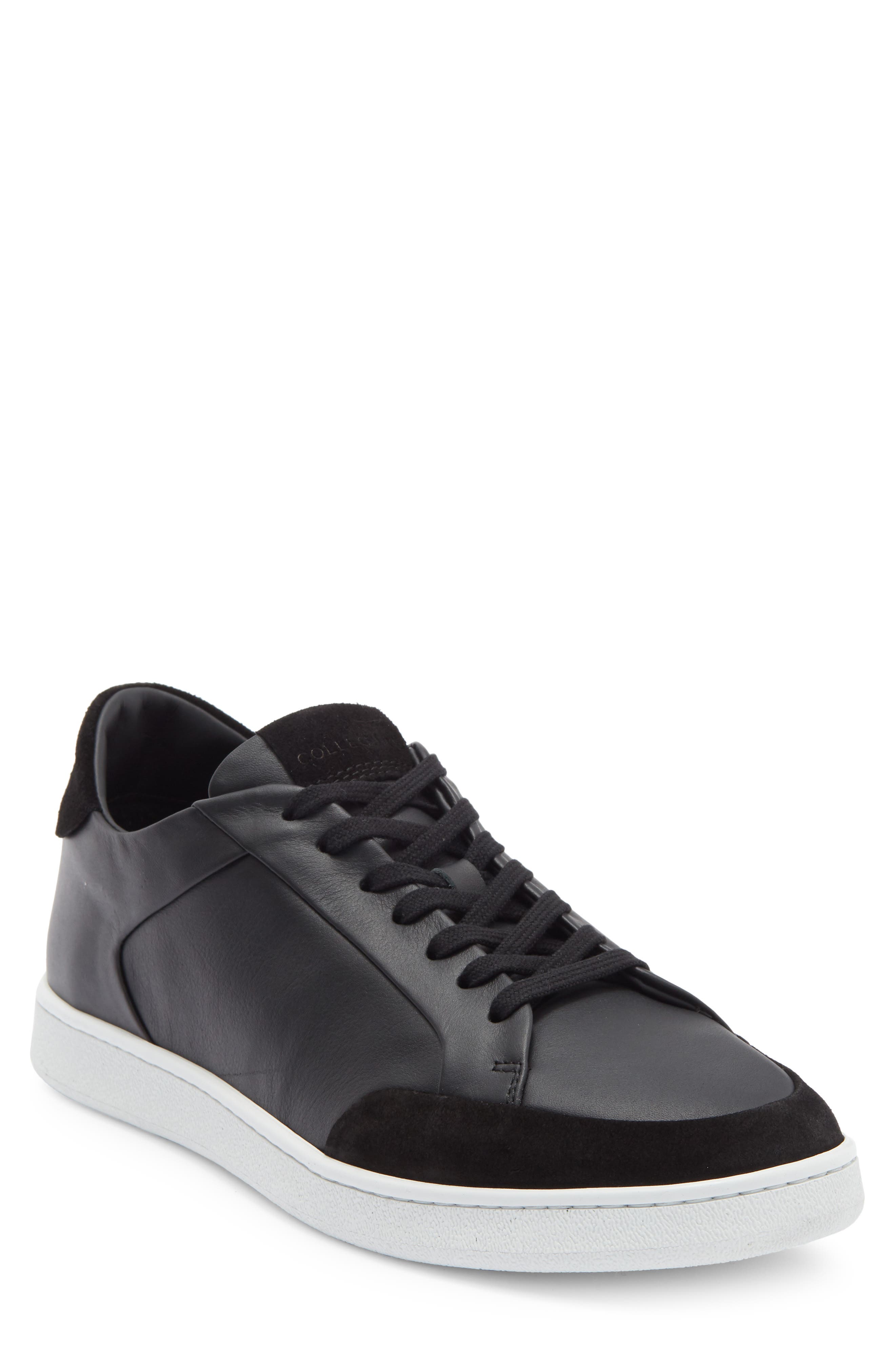 Collegium Pillar Court Sneaker, Main, color, Black