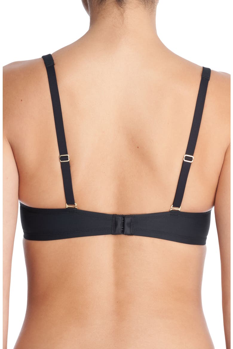 Verge Underwire Convertible Plunge Contour Bra, Alternate, color, BLACK