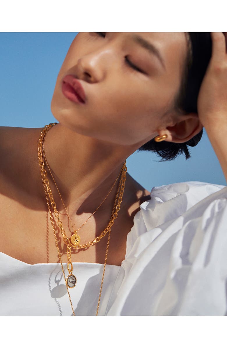 Monica Vinader Peaceful Dove Pendant Charm, Alternate, color,