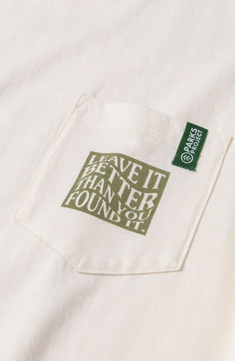 Parks Project Leave It Better Pocket Tee, Alternate, color, Natural