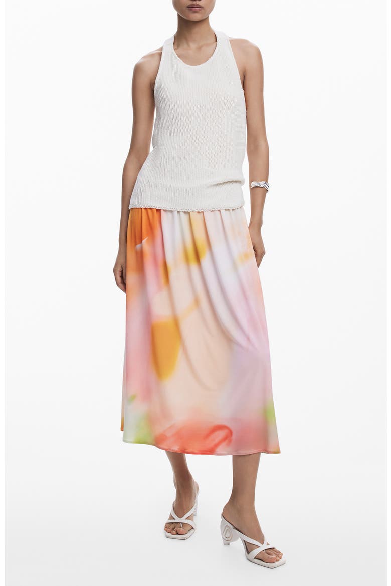 Halter Neck Max Dress, Main, color, LIGHT BEIGE