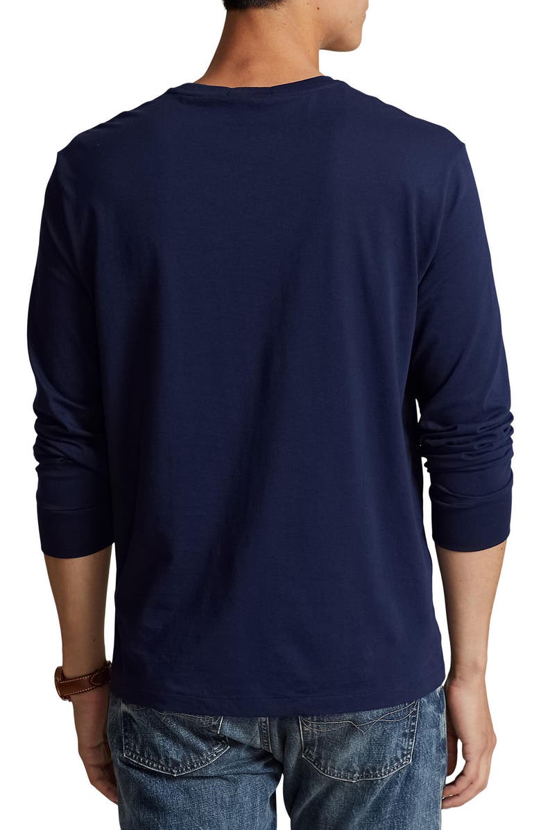 Polo Ralph Lauren Appliqué Logo Long Sleeve T-Shirt, Alternate, color,