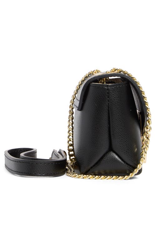 Valentino By Mario Valentino Lola Bonbonniere Leather Crossbody Bag In Black