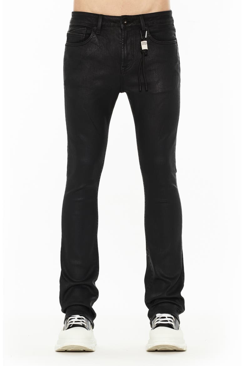 Lenny 603 Coated Bootcut Jeans, Main, color, BLACK COATED