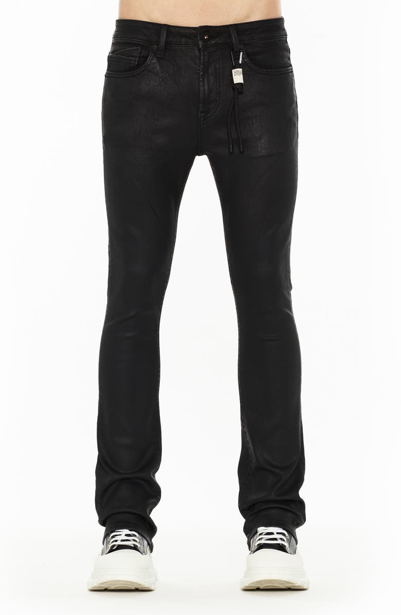 Cult of Individuality Lenny 603 Coated Bootcut Jeans, Main, color, Black Coated