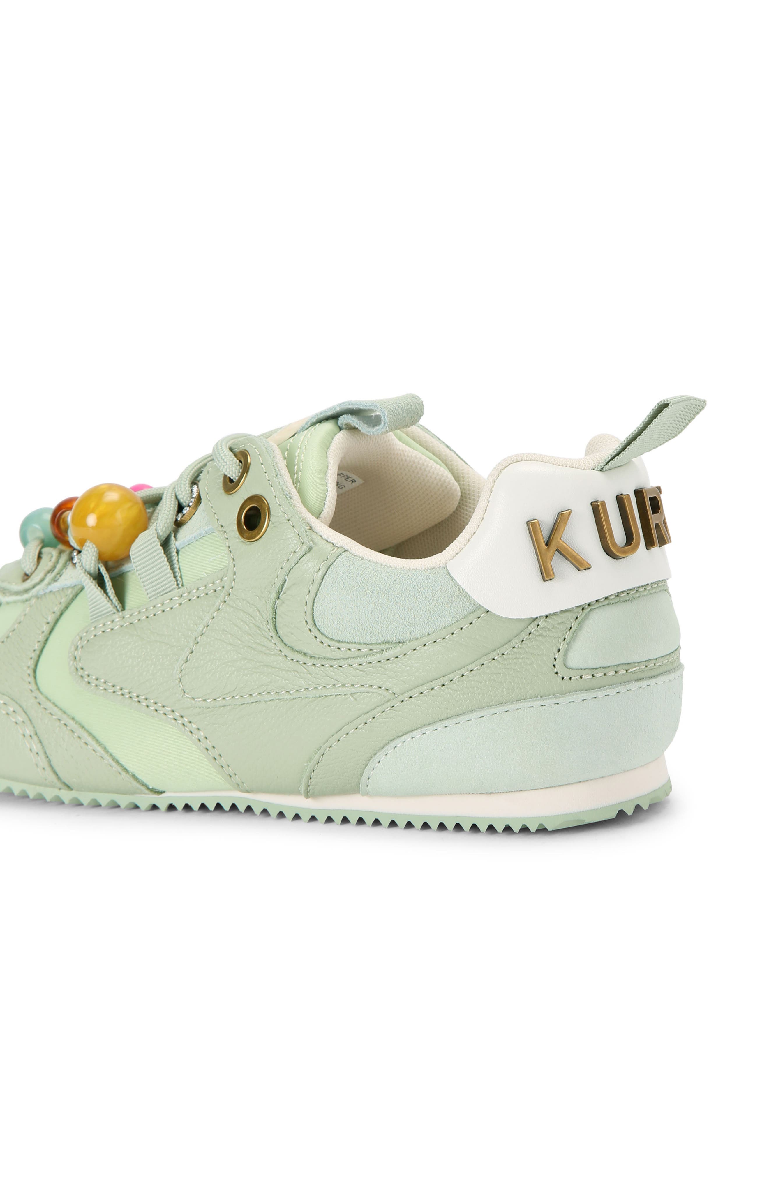 Kurt Geiger London Kurt Bead Slim Runner Sneaker, Alternate, color, Light/ Pastel Green