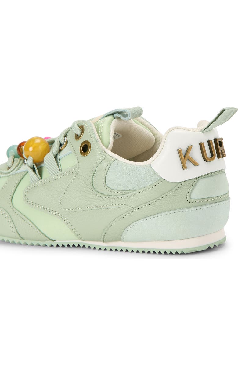 Kurt Geiger London Kurt Bead Slim Runner Sneaker, Alternate, color, Light/ Pastel Green