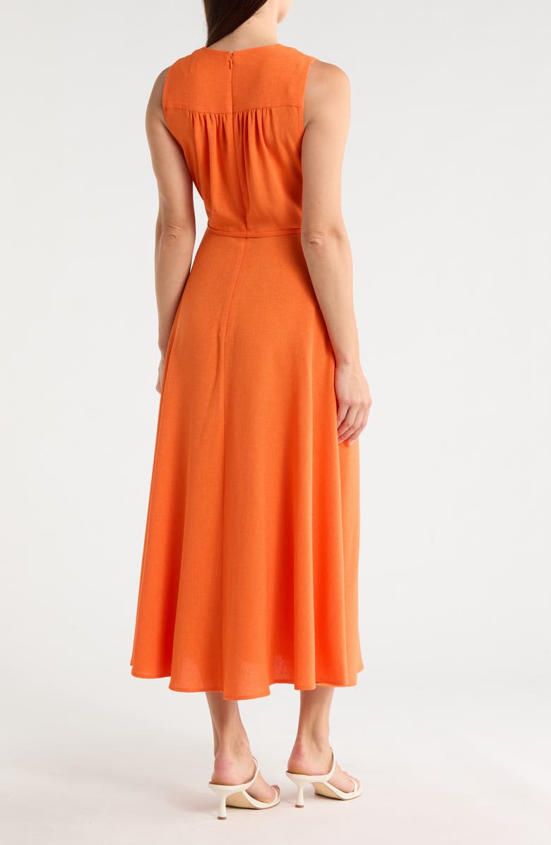 Calvin Klein Aerowash Faux Wrap Maxi Dress, Alternate, color, Starburst