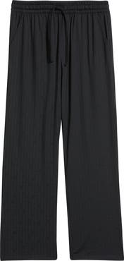 RIZORT Francis Grid Stretch Nylon Blend Drawstring Pants