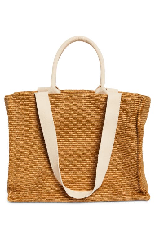 Marni Large Floral Embroidered Tote In Brown