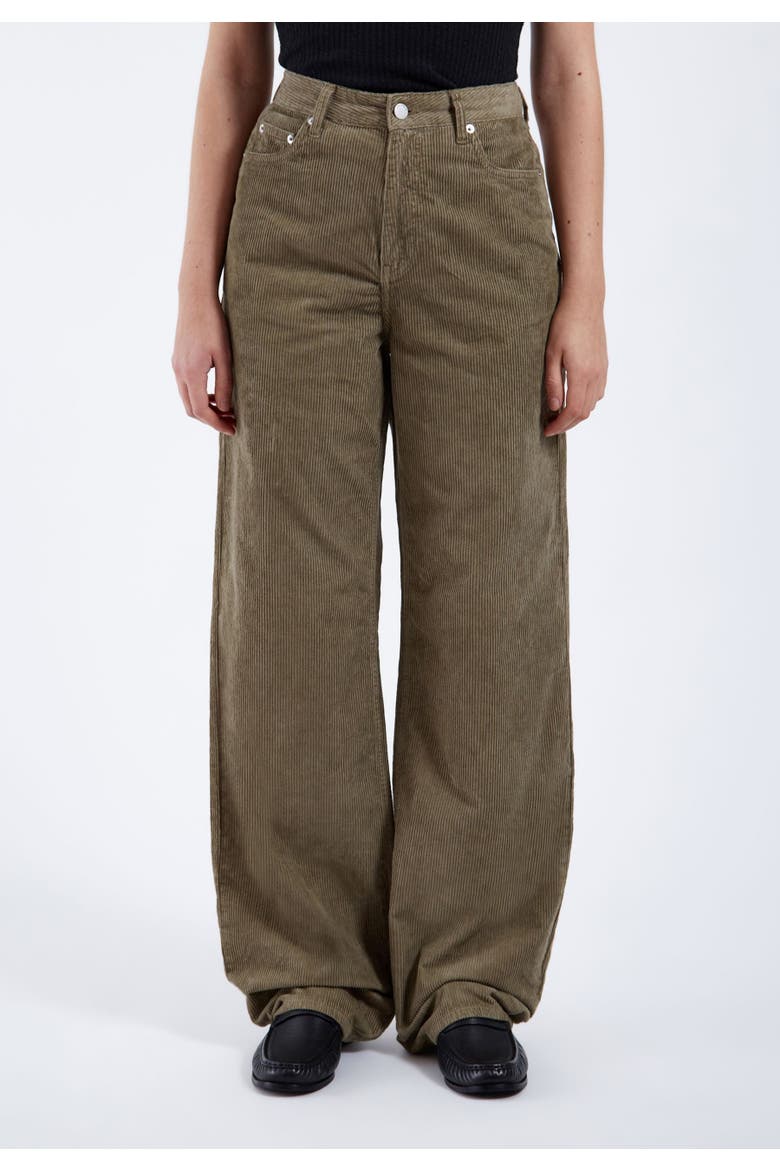 Donna High Relaxed Cord, Alternate, color, Dust Green