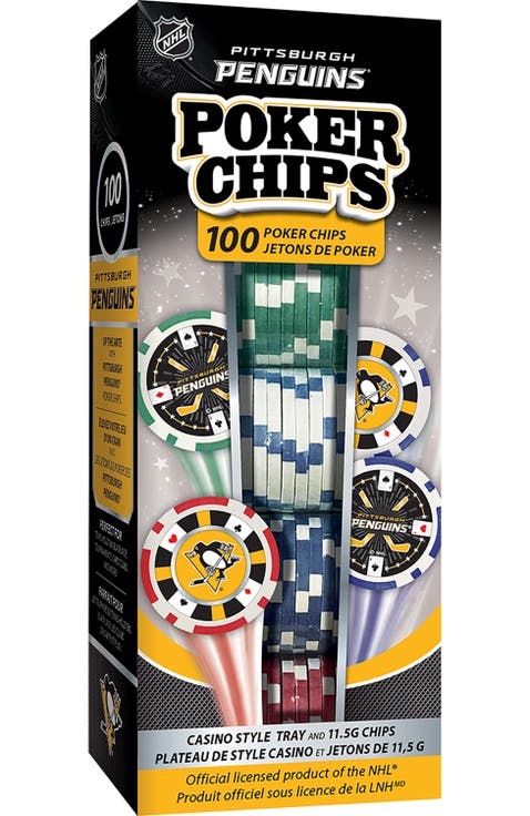 Pittsburgh Penguins 100pc Poker Chips