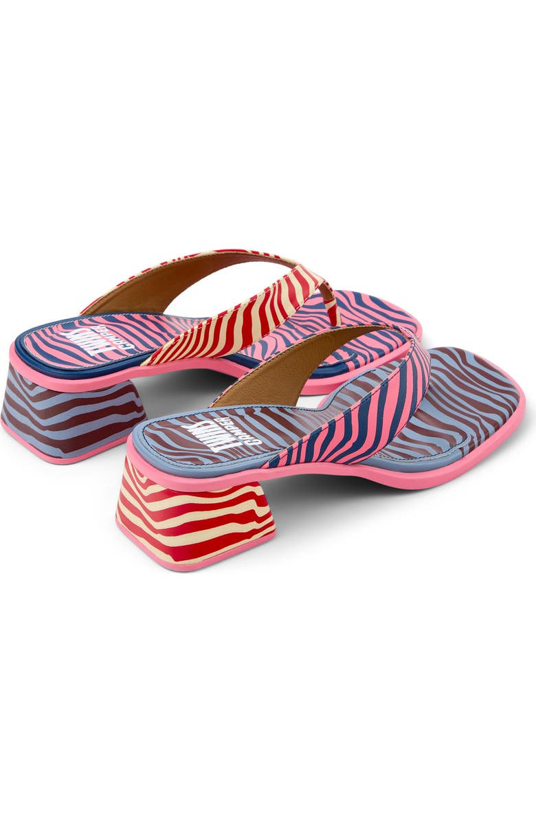 Camper Kora Twins Mismatch Flip Flop, Alternate, color, Pink - Assorted