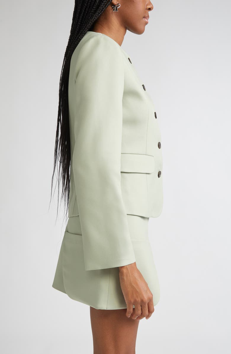 Sandy Liang Agnes Jacket, Alternate, color, Sage