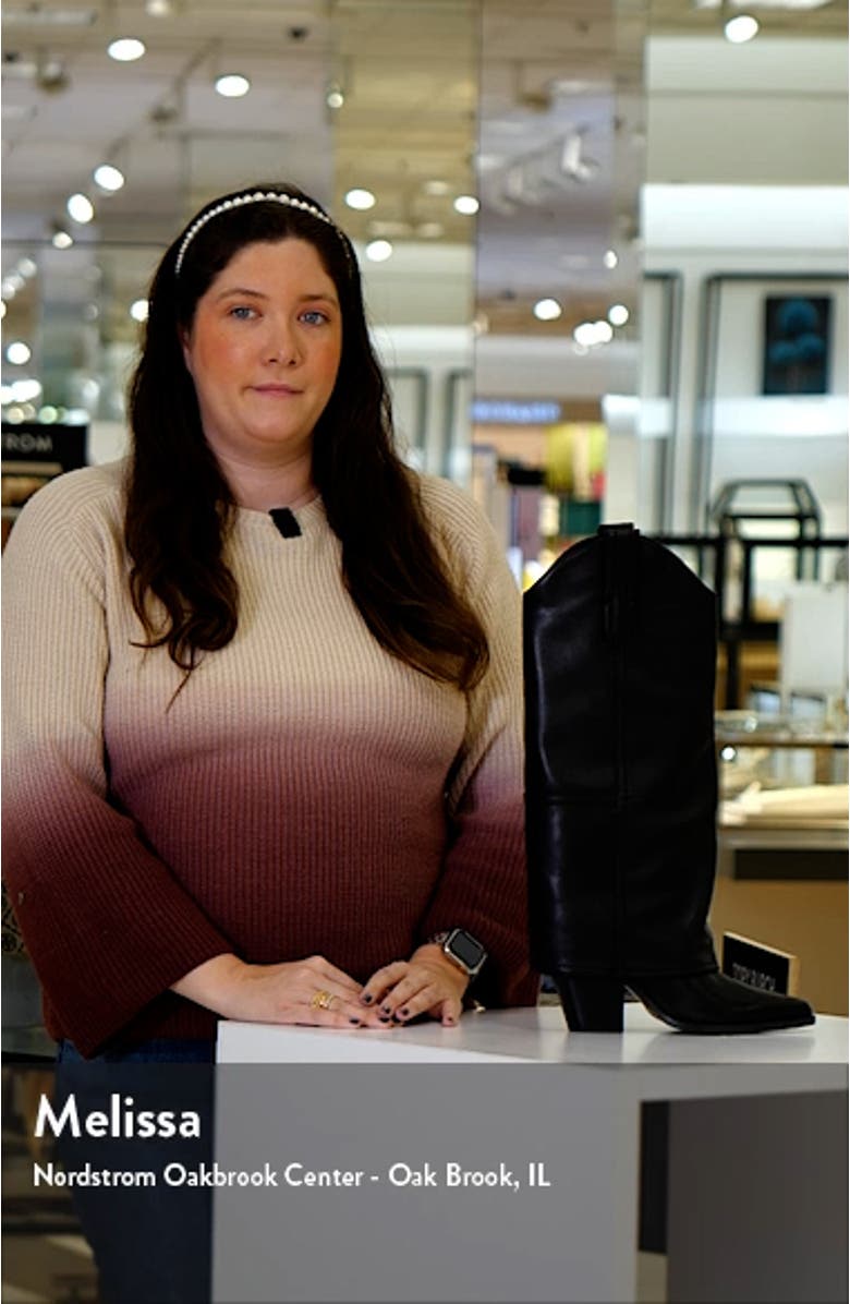 Harlo Foldover Shaft Knee High Boot, sales video thumbnail